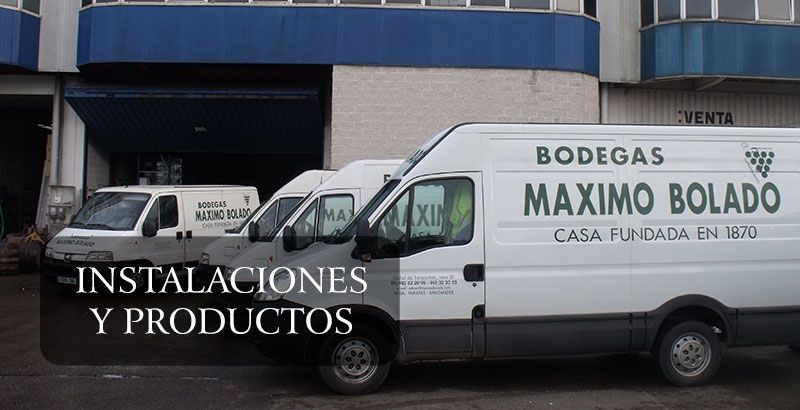 Instalaciones y productos Máximo Bolado